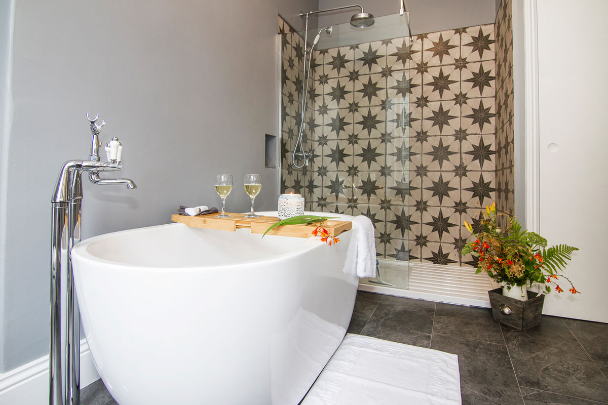 Kitchen at Little Slate House, fully equipped for self-catering